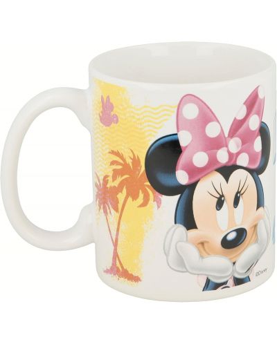 Керамична чаша Stor Minnie Mouse - Summer Crush, 325 ml - 1
