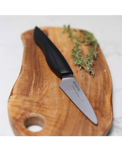 Керамичен нож за белене KYOCERA - SHIN, 7.5 cm, черен - 5