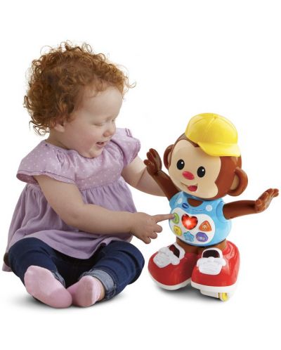 Бебешка играчка Vtech - Кейси, танцуваща маймунка, със звук и светлина - 5