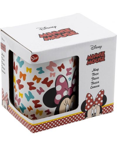 Керамична чаша Stor Minnie Mouse - So Edgy Bows, 325 ml - 3