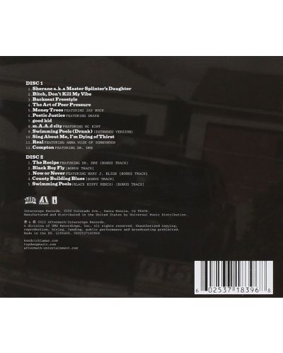 Kendrick Lamar - good kid, m.A.A.d city  (2 CD) - 2