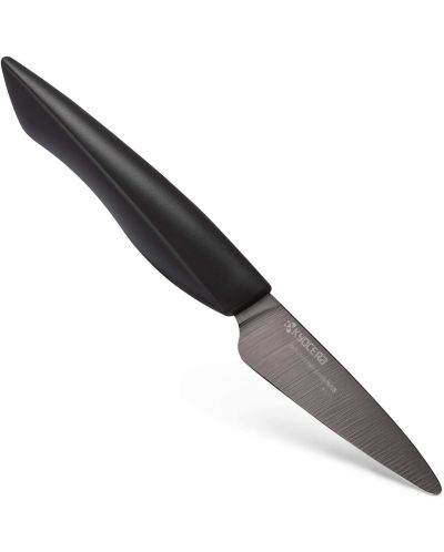 Керамичен нож за белене KYOCERA - SHIN, 7.5 cm, черен - 2
