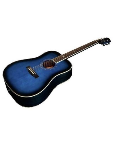 Акустична китара Harley Benton - D-120TB, синя/черна - 3