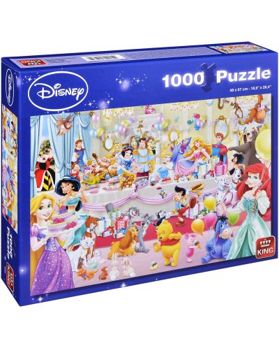 Пъзел King от 1000 части - Disney, Честит рожден ден - 1