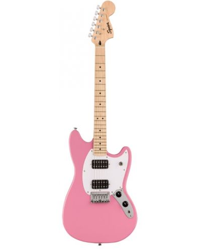 Електрическа китара Fender - Squier Sonic Mustang, Flash Pink - 1