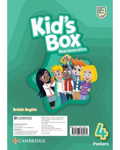 Kid's Box New Generation Level 4 Posters British English / Английски език - ниво 4: Постери - 1
