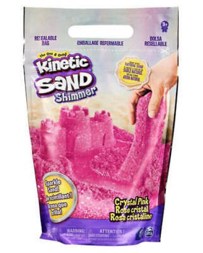 Кинетичен пясък Kinetic Sand - Розов, 900g - 1