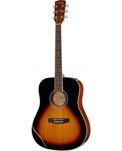 Акустична китара Harley Benton - D-120VS, кафява/черна - 1