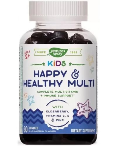 Kids Happy and Healthy Multi, 60 желирани таблетки, Nature's Way - 1