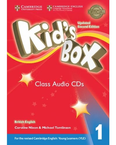 Kid's Box 1: Updated Second edition Audio CD (4): Английски език - ниво Pre-A1 (4 Audio CD) - 1