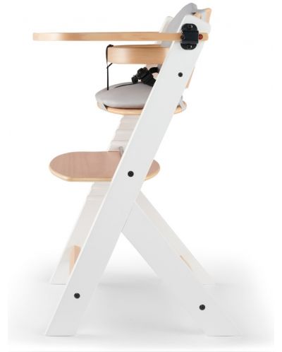 Столче за хранене KinderKraft - Enock, бяло, с възглавница - 5