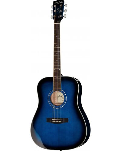Акустична китара Harley Benton - D-120TB, синя/черна - 1