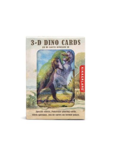 3D карти за игра Kikkerland - 3D Dinosaurs - 1
