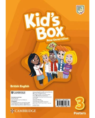 Kid's Box New Generation Level 3 Posters British English / Английски език - ниво 3: Постери - 1