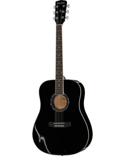 Акустична китара Harley Benton - D-120BK, черна - 1