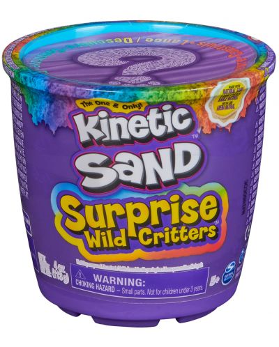 Кинетичен пясък Kinetic Sand Wild Critters - С изненада, син - 1