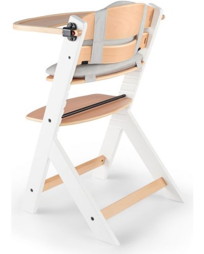 Столче за хранене KinderKraft - Enock, бяло, с възглавница - 6