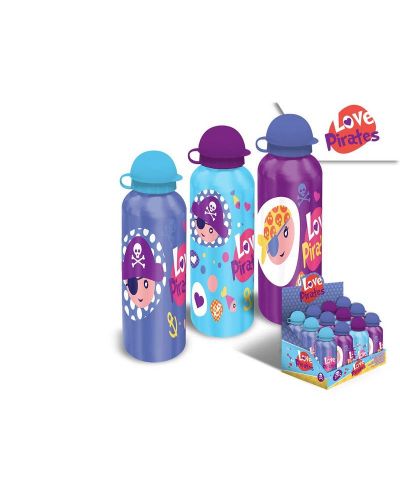 Алуминиев термос Kids Licensing - Пирати, 500 ml, тъмно син