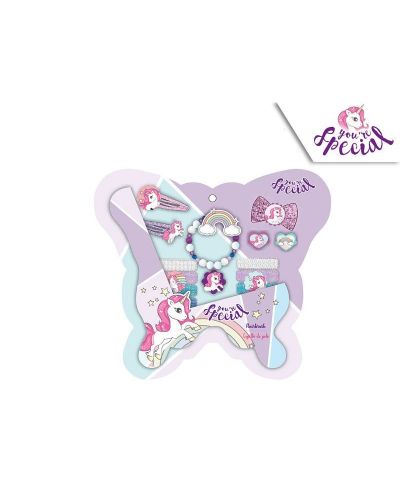 Комплект аскесоари за коса Kids Licensing - Unicorn