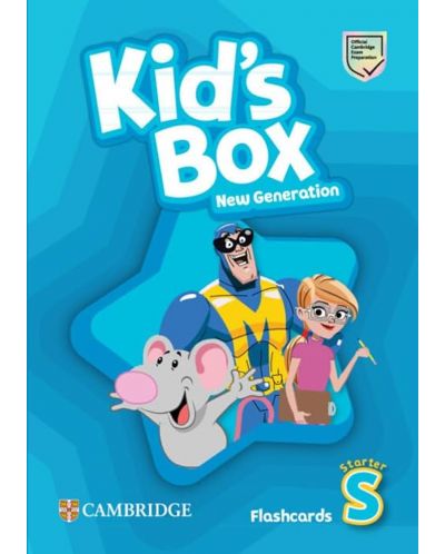 Kid's Box New Generation Starter Flashcards British English / Английски език - ниво Starter: Флашкарти - 1