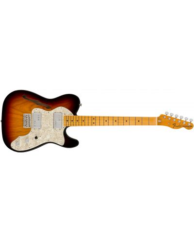 Електрическа китара Fender - Am Vintage II 1972 Teler Thinlinе 3CSB, кафява - 1