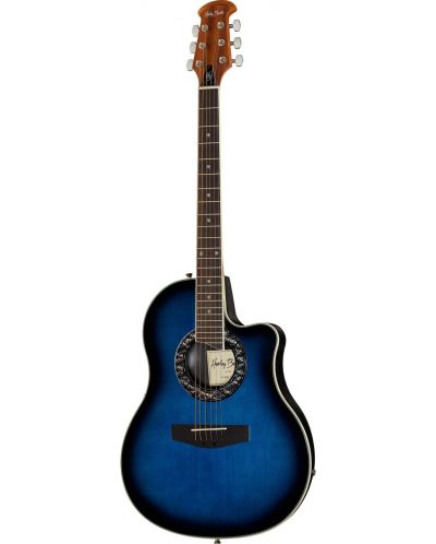 Акустична китара Harley Benton - HBO-600TB, синя - 1