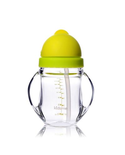 Kidsme Чаша със сламка Tritam 9м+ 240мл. - Лайм