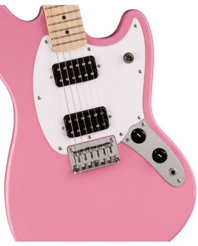 Електрическа китара Fender - Squier Sonic Mustang, Flash Pink - 3