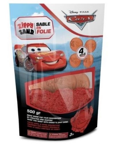 Кинетичен пясък Kinetic Sand - Disney Cars 3, червен, 500 g - 1