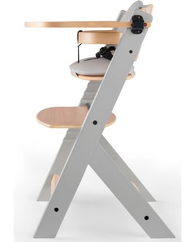 Столче за хранене KinderKraft - Enock, сиво, с възглавница - 5