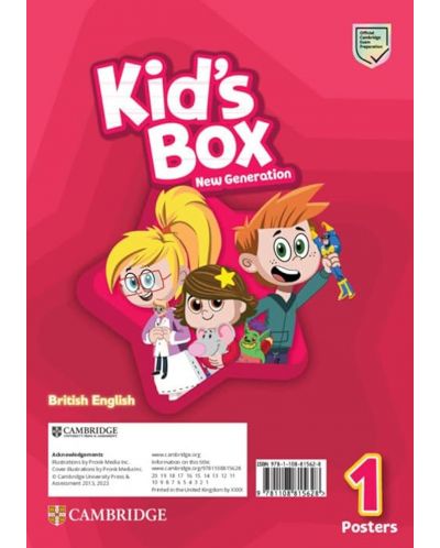 Kid's Box New Generation Level 1 Posters British English / Английски език - ниво 1: Постери - 1