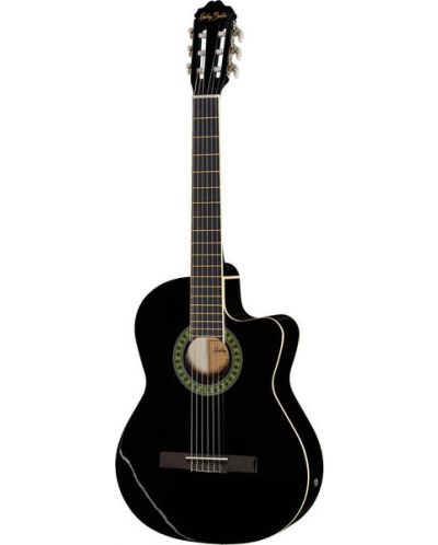 Класическа китара Harley Benton - CG200CE-BK, черна - 1