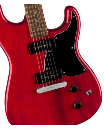 Електрическа китара Fender - SQ Paranormal Strat-O-Sonic, Crimson Red Transparent - 4
