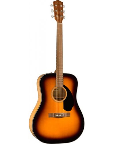 Акустична китара Fender - CD-60S Solid Top, Exotic Flame Maple - 1