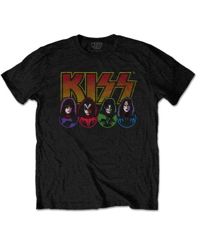 Тениска Rock Off KISS - Logo, Faces & Icons  - 1