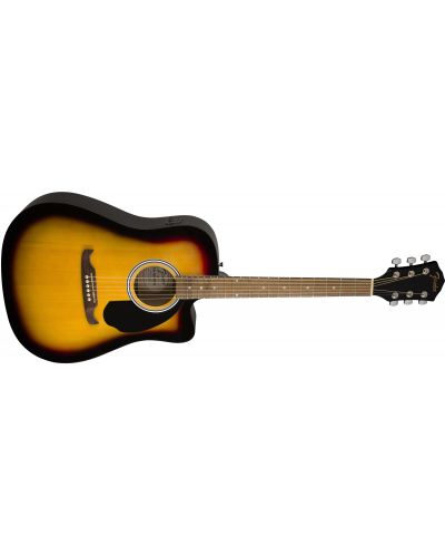 Електро-акустична китара Fender - FA-125CE, оранжева - 3