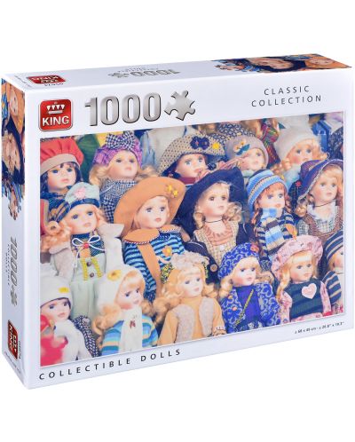 Пъзел King от 1000 части - Порцеланови кукли - 1
