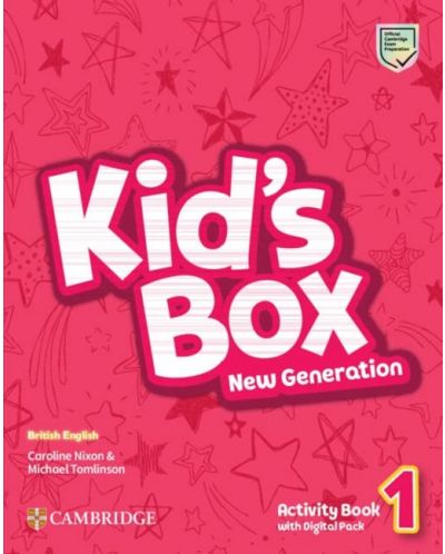 Kid's Box New Generation Level 1 Activity Book with Digital Pack British English / Английски език - ниво 1: Учебна тетрадка с код - 1