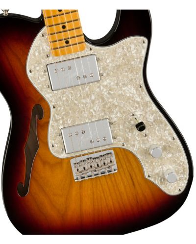 Електрическа китара Fender - Am Vintage II 1972 Teler Thinlinе 3CSB, кафява - 3