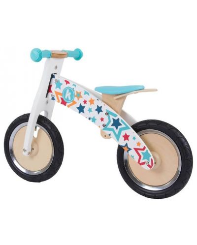 Дървено колело за баланс Kiddimoto - Звезди - 6