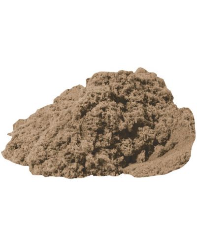 Кинетичен пясък Bigjigs - Кафяв, 500 грама - 1