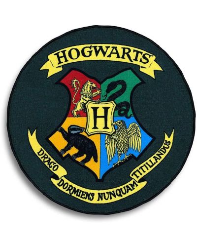 Килим Groovy Movies: Harry Potter - Hogwarts Shield 100 x 100 cm - 1