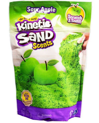 Кинетичен пясък Kinetic Sand - С аромат на ябълка, 227 g - 1