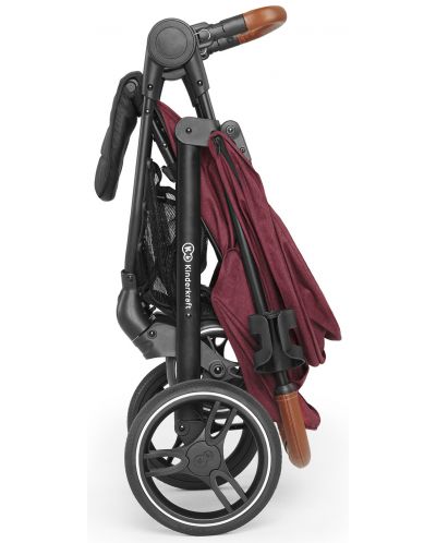 Бебешка количка KinderKraft Grande 2020 - С червен сенник - 8