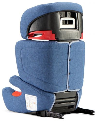 Столче за кола KinderKraft Junior - Синьо, с IsoFix, 15-36 kg - 7