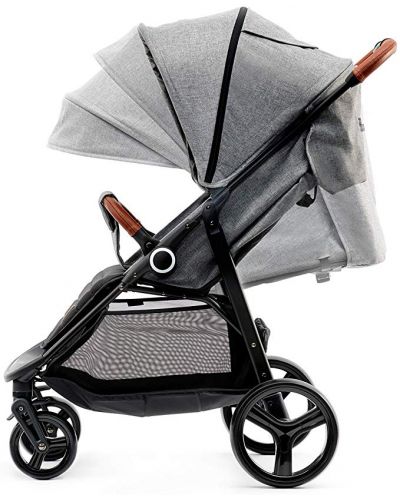 Бебешка количка KinderKraft Grande 2020 - Със сив сенник - 5