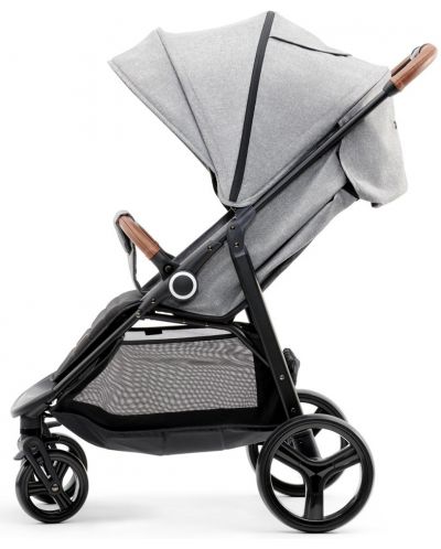 Бебешка количка KinderKraft Grande 2020 - Със сив сенник - 4