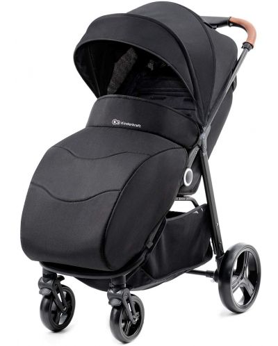 Бебешка количка KinderKraft Grande 2020 - Черна - 6
