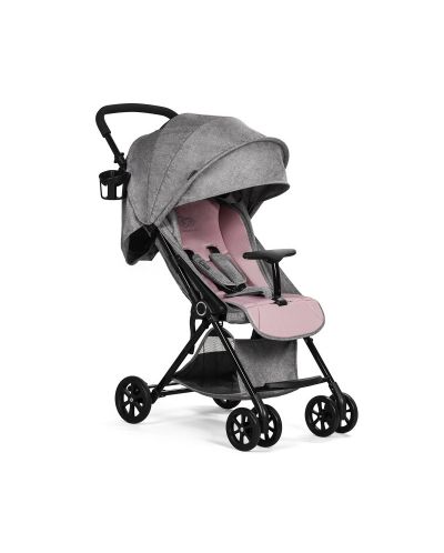 Бебешка количка KinderKraft Lite - Розова - 1