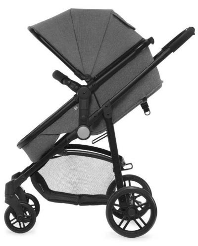 Бебешка количка 3 в 1 KinderKraft Juli - С кош и кошница, сива - 7